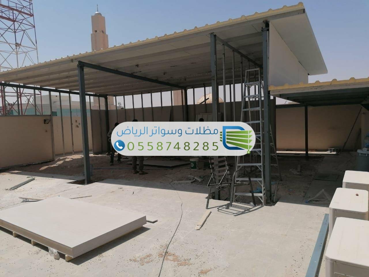 ساندوتش بانل مقاوم للرطوبة والحريق وخفيف الوزن وسهل النقل.