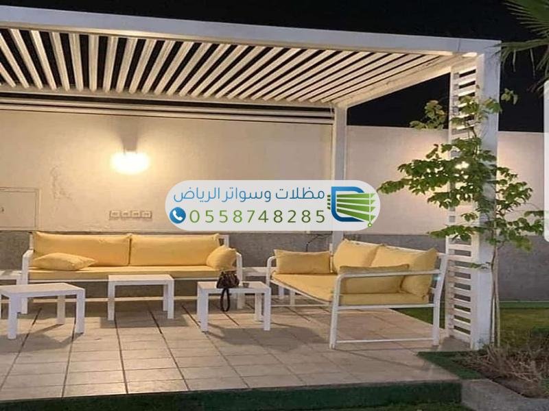 جلسات خارجية حديد قوية بتصاميم حديثة تناسب جميع الأذواق.